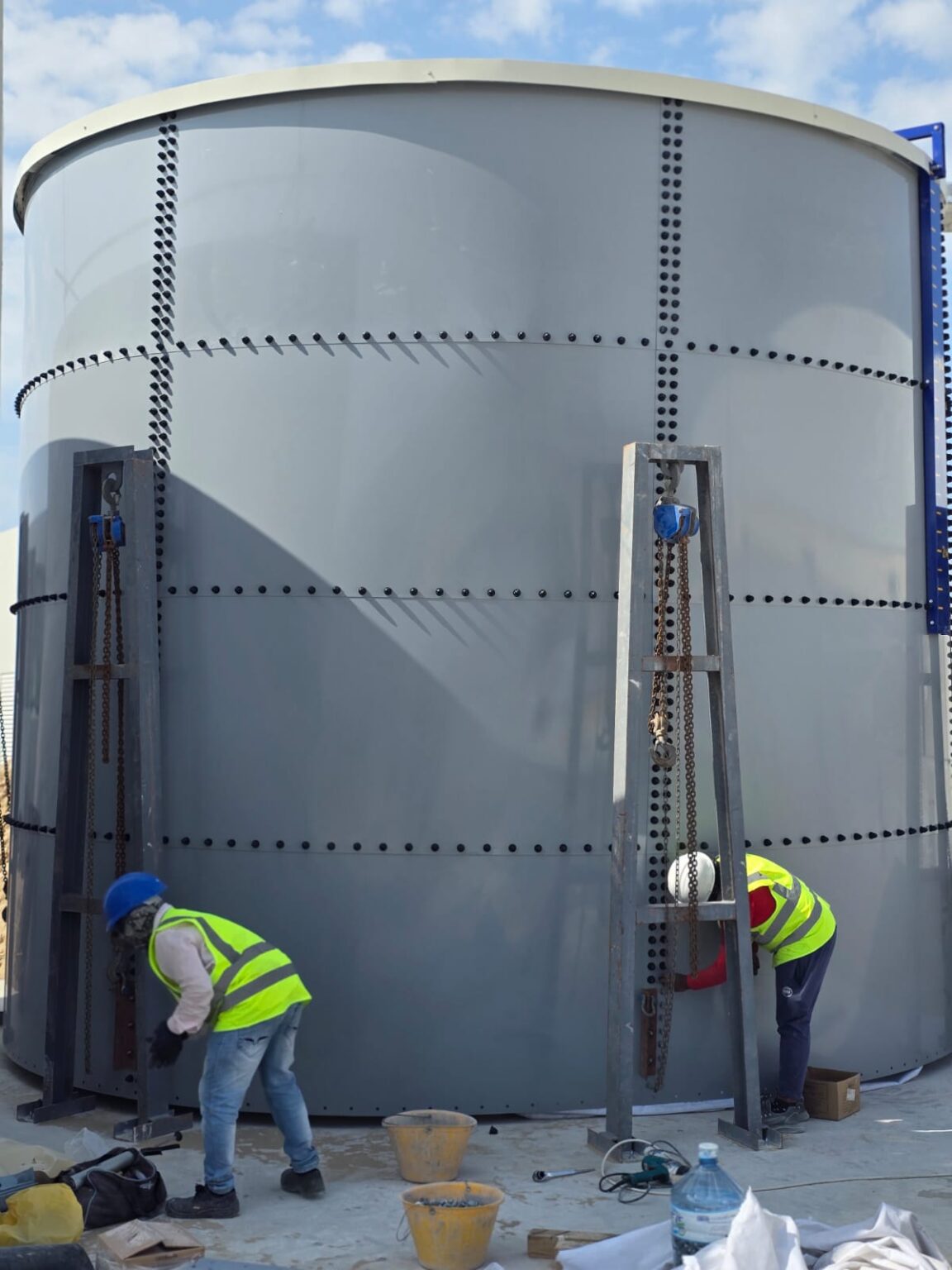 Water storage tank project in the UAE by Al Karwan Solution FZC
